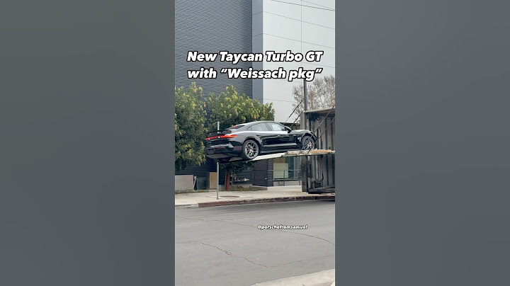 The fastest EV car money can buy…Taycan Turbo GT with “Weissach pkg”💯#taycanturbo #porsche #taycan