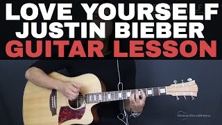 Love Yourself Guitar Tutorial Justin Bieber Guitar Lesson (Easy Version + Studio Version) screenshot 5