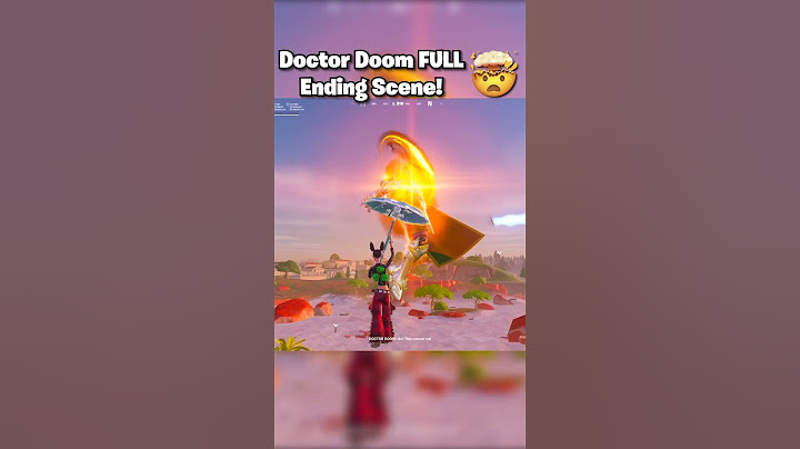 Fortnite DOCTOR DOOM Live Event Ending (Season 4) 🤯 #shorts #fortnite