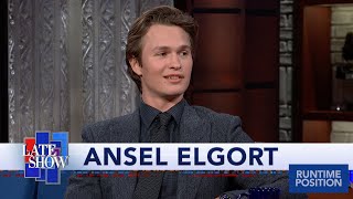 Ansel Elgort Loves His Name's Anagram: Legal Stoner