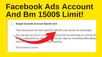 Facebook Ads Account 1500$ Spending Limit Per day | High spending limit Ads Account