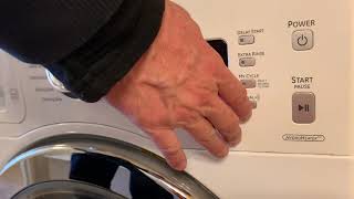 GE Washer Diagnostics Mode