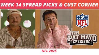 2025 Week 14 Spread Picks, NFL Game Previews | Cust Corner: Snooze Button, Pot Holes, Turkey