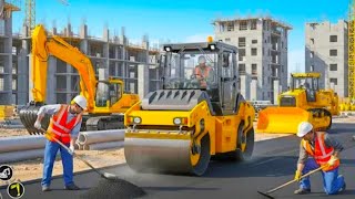 Heavy Equipment Builds A Perfect Highway | Construction Simulator screenshot 4