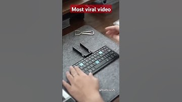 Foldable Bluetooth Keyboard , Wireless Tri Fold Keyboard #smartgadets