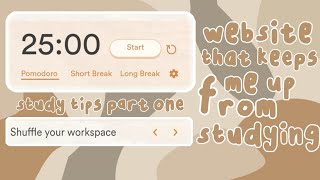 🍂 website that keeps me up from studying | my study tips part one | chariya screenshot 3
