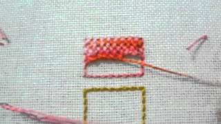 Trellis Stitch for Hand Embroidery