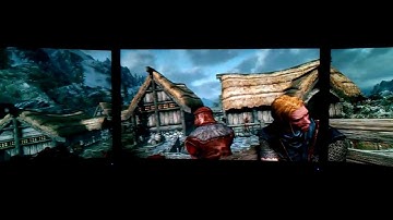 Skyrim part of intro in Eyefinity ultra high setti