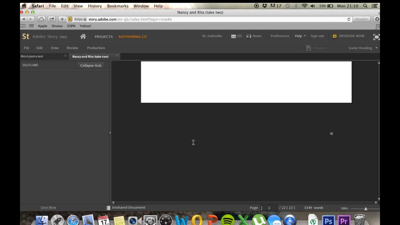 Adobe Story & Script Formatting YouTube