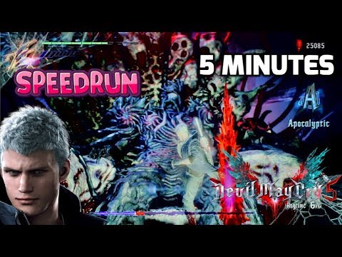 DEVIL MAY CRY 5 SPEEDRUN 4 MINUTOS 