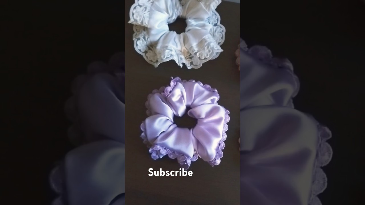 lace scrunchies