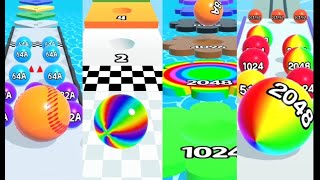 (1) 🔴🎮 Ball Run 2048 Level Up Run + Multi Games screenshot 3