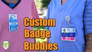 Custom Printed Badge Buddy, Vertical (Standard Size) video