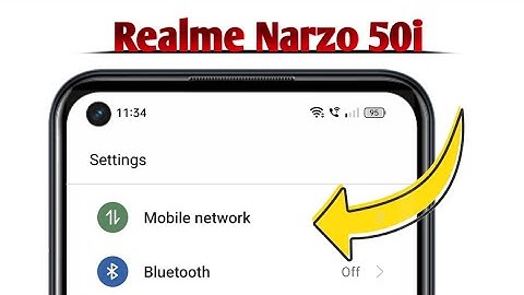 Mobile Data Not Working on Realme Narzo 50i Problem Solved