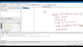 Verilog code of combinational logic circuits using Quartus II 4