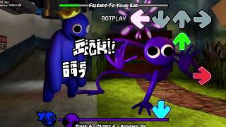 Rainbow Friends - Roblox Blue Vs Purple Friday Night Funkin Mod Roblox
