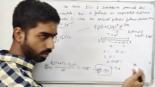 Queuing Theory - Inter arrival time in Poisson process follows Exponential distribution