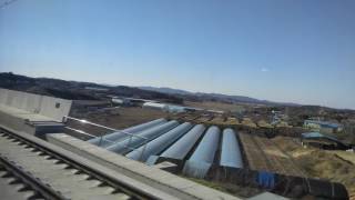 view from KTX-Sancheon train sb north of Iksan 20170114 134332