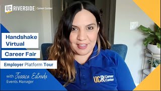 Handshake Virtual Career Fair Platform Tour for Employers