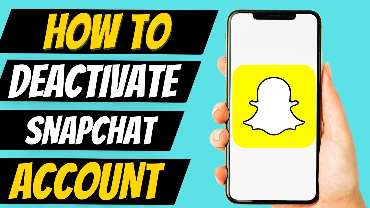 How to Deactivate Snapchat Account Temporarily (2022) - YouTube