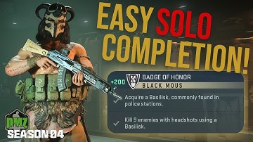 EASY Solo Badge of Honor Mission Completion for Black Mous | Call of Duty Warzone 2.0 DMZ Season 4