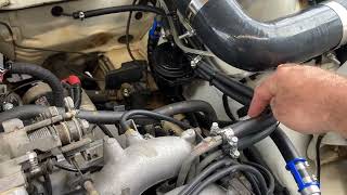 EJ conversion into Brumby engine bay fuel system.