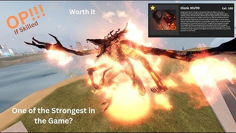 How Powerful Is MAX CLERIC MUTO? (After Nerf) - Roblox Kaiju Universe