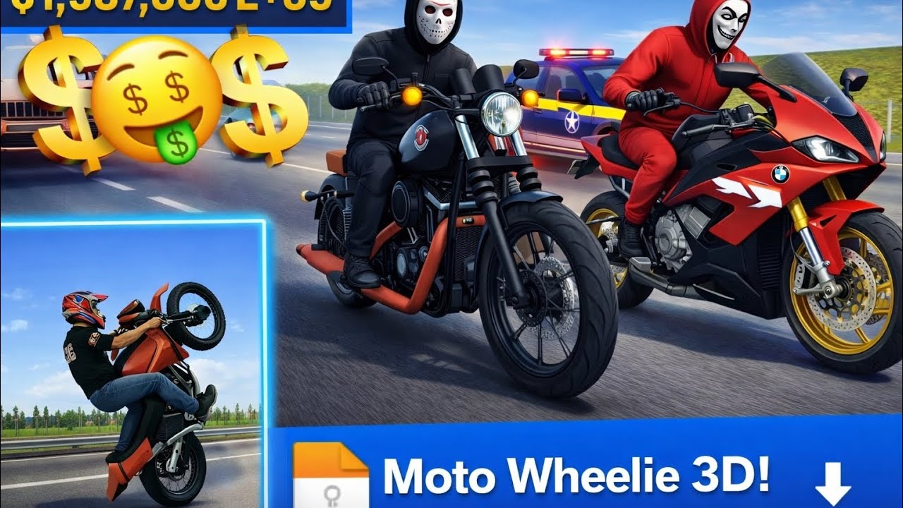 MOTO WHEELIE 3D MOD APK (DINHEIRO INFINITO) VERSÃO 0.92 - DOWNLOAD ATUALIZADO!