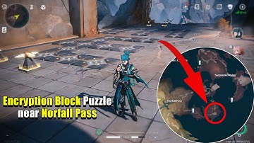 Encryption Block Puzzle to the South of Norfall Barrens | Wuthering Waves