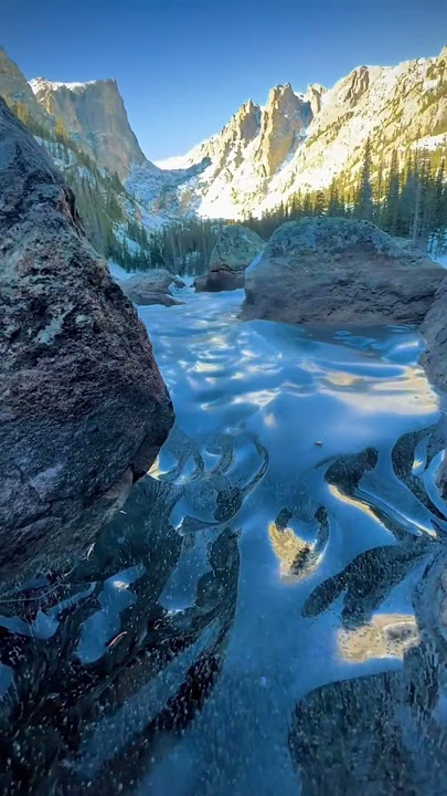 Frozen Ice Ripples❄️🧊
