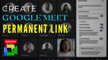 How To Make A Permanent Google Meet Link #googlemeet