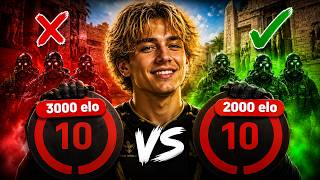 When a 3000 ELO Player Queues 2000 ELO... | Faceit POV
