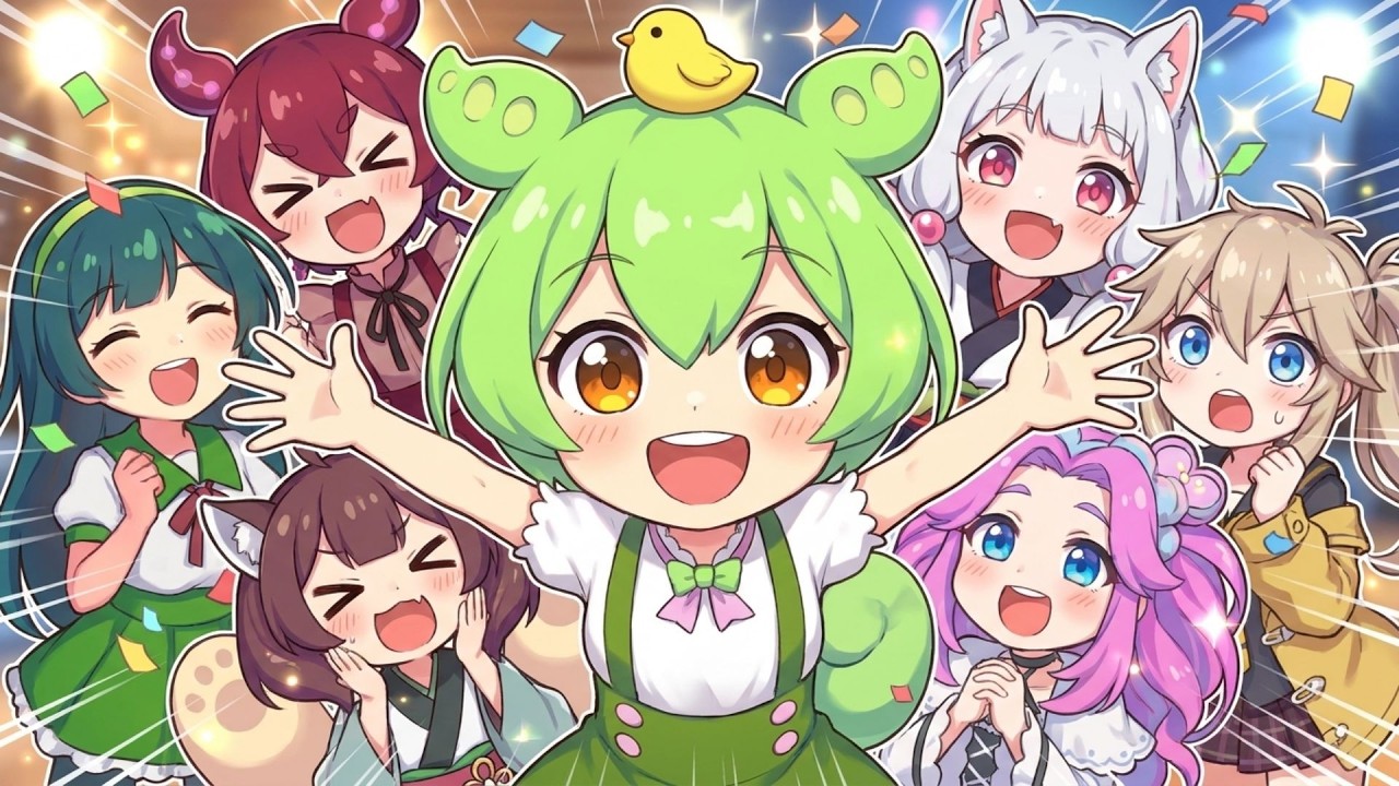 AIずんだもん達17人と雑談するのだ！漫才・コント・大喜利でも遊べるのだ【AI VTuber / 24/7 LIVE】
