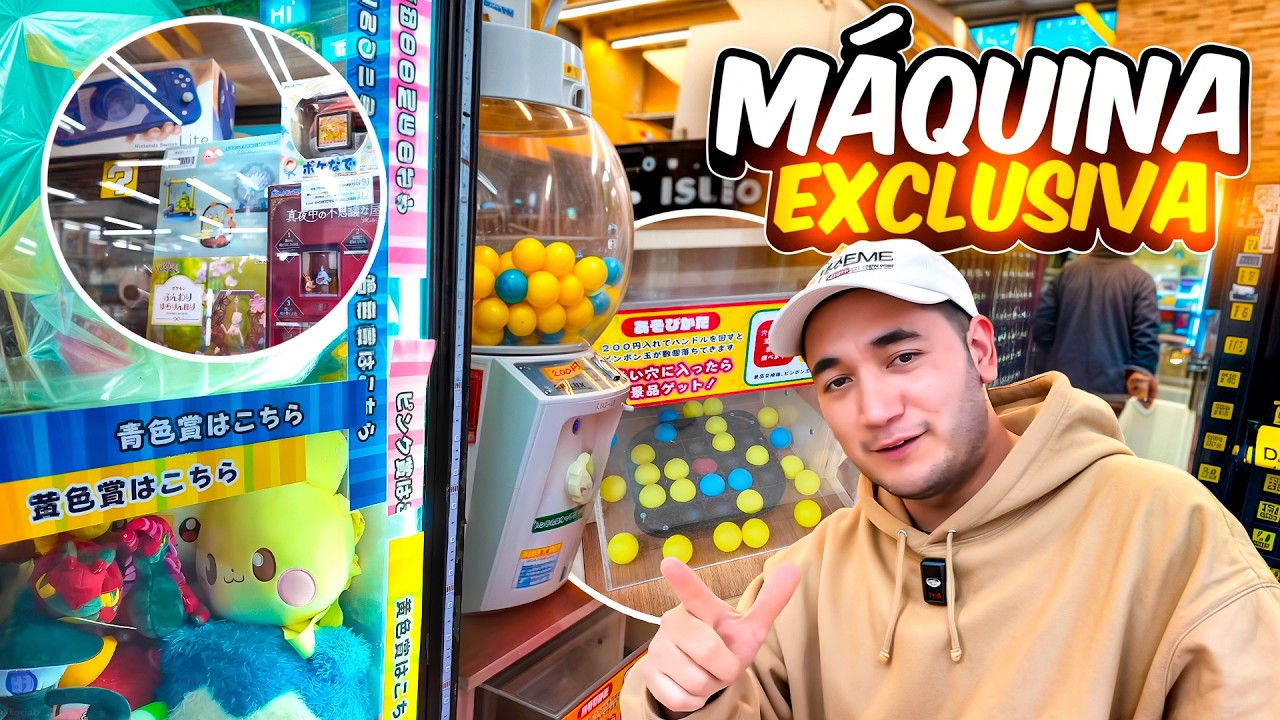 Máquina EXCLUSIVA de Pokémon: lancé las pelotitas y el COLOR decidió mi premio