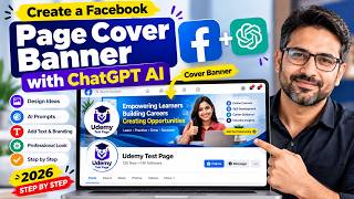 Create a Facebook Page Cover Banner with AI | ChatGPT + Image Generation Tutorial screenshot 2