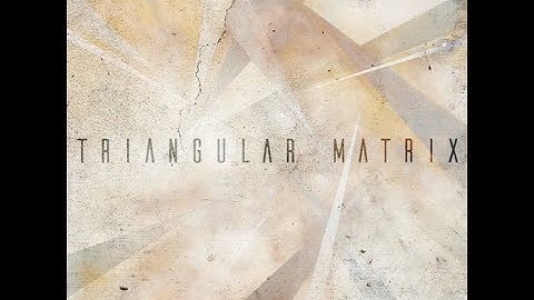 Upper triangular and Lower triangular Matrix/Concept of triangular matrix in Urdu