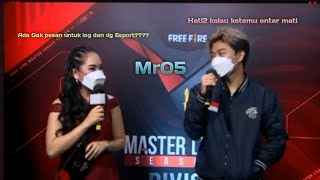 PESAN DARI MR05 UNTUK IOG ESPORT DAN DG ESPORT...