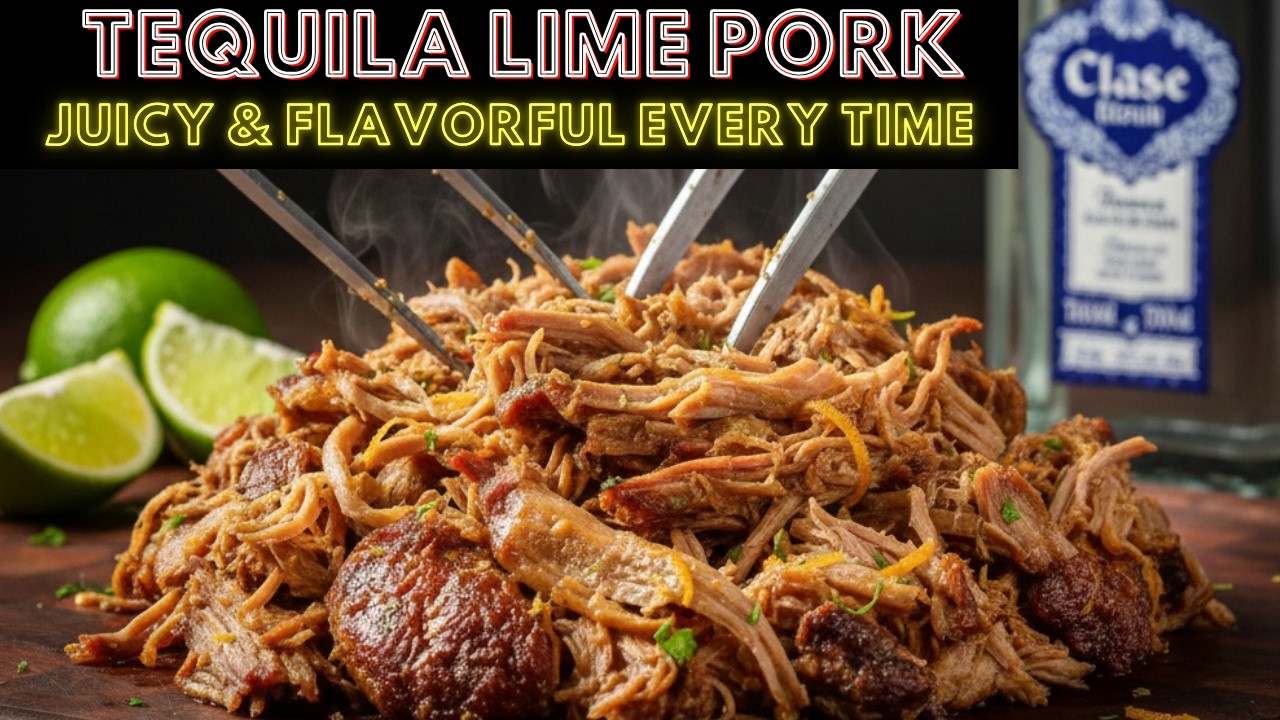 ⁣How to Smoke the BEST Tequila Lime Pork Butt | PitBoss Titan Pellet Grill