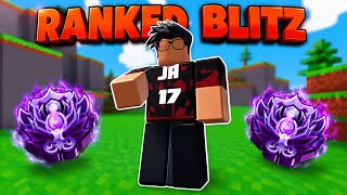 I tried the new RANKED BLITZ⦠(Roblox BedWars)