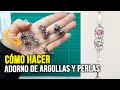 DIY: BISUTERÍA : Cómo hacer un accesorio con argollas de bisutería y perlas