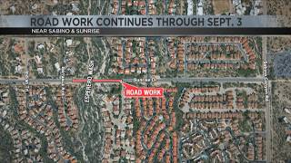 Detour on Tucson's Sunrise Drive at the Esperero Wash to be removed soon Detour on Tucson's Sunrise Drive at the Esperero Wash to be removed soon