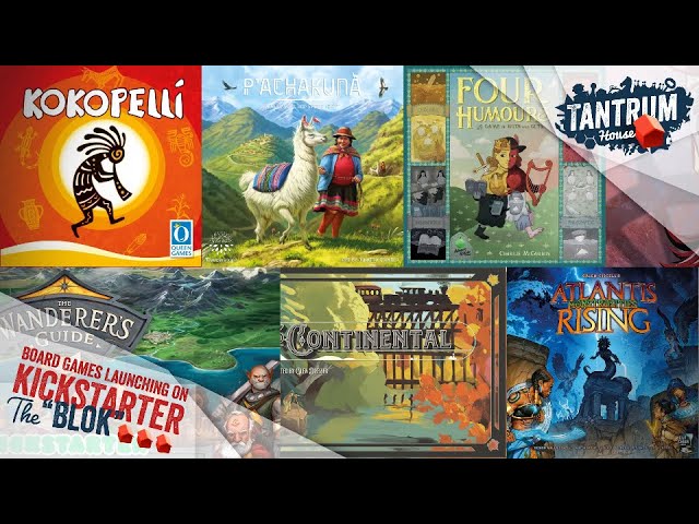 Nov 2020 Board Games Kickstarter 1st half