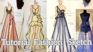 Fashion sketch Tutorial // Fashion screenshot 4