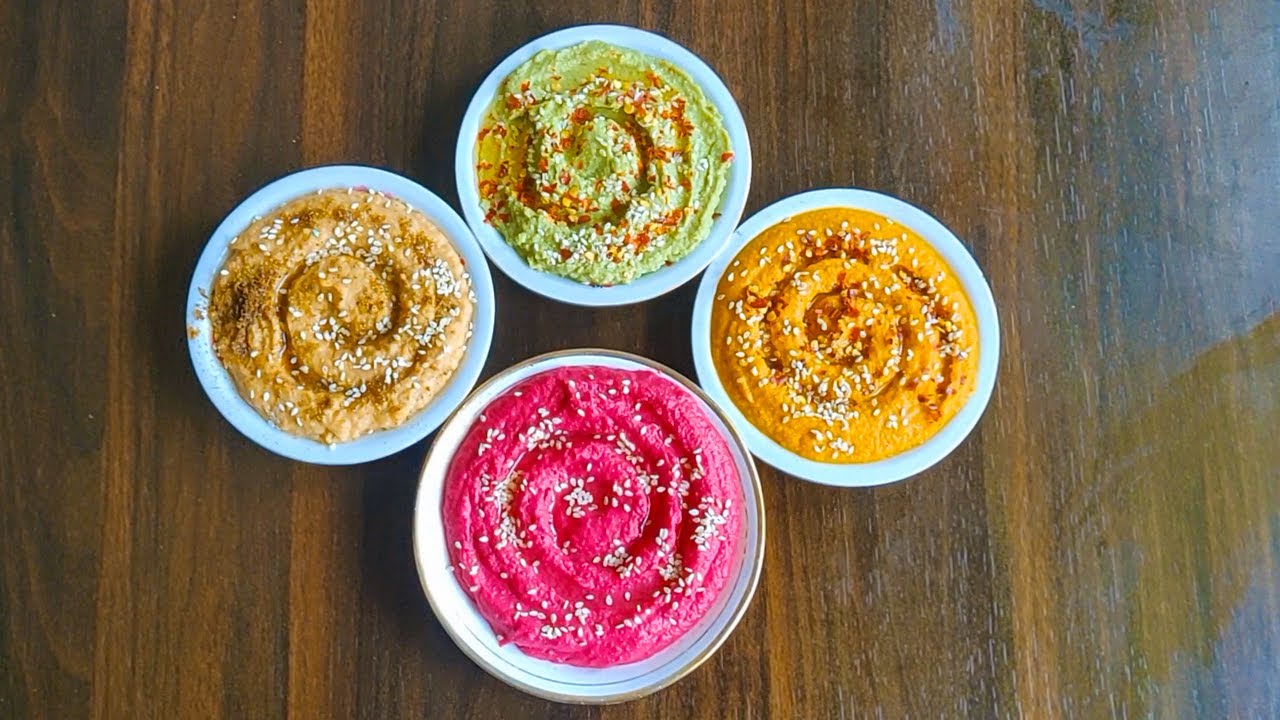 4 Types of Hummus. YouTube