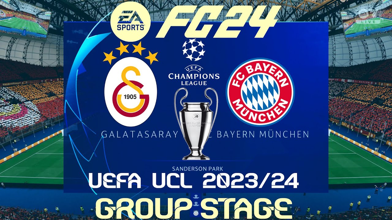 Galatasaray x Bayern de Munique pela Champions League 2023/24