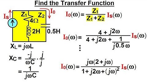 Electrical Engineering: Ch 15: Frequency Response (11 of 56) Find the Transfer Function
