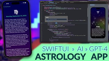 Astrology Horoscope App using GPT-4 in SwiftUI - iOS 17 - Part 2