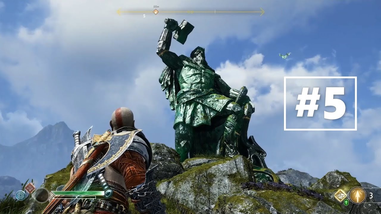 THE STATUE OF THOR God Of War(2018) Exploring Midgard Part 5 PS4