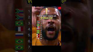 TOP 10 BEST WORLD CUP SONGS OF ALL TIME 🏆⚽ #shorts #fyp #worldcup #fifa #usa