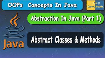 Abstraction In Java || Abstract Classes & Methods
